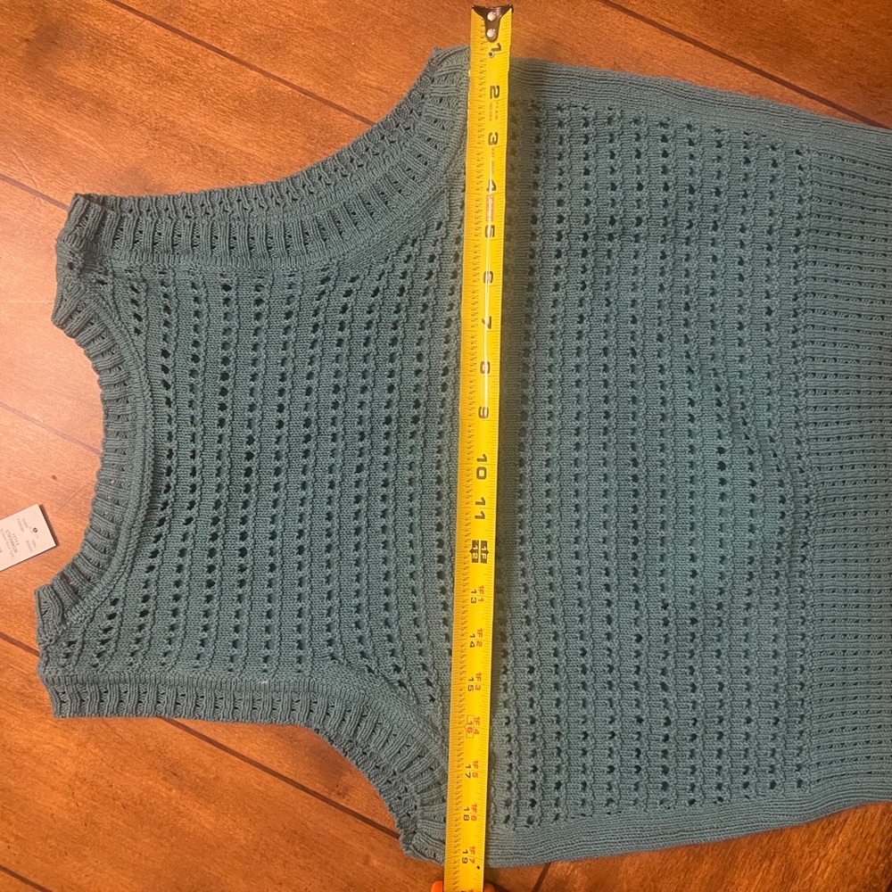 White House Black Market Teal Knit Top - Picture 5 of 5